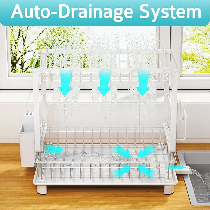 Multifunctional Dish Drying Rack