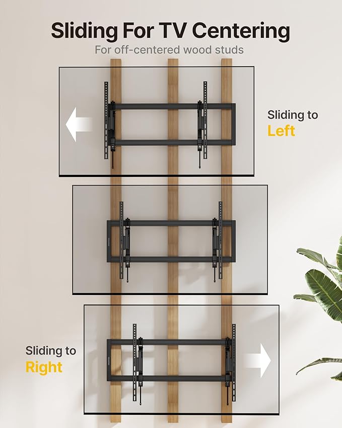 monTEK Heavy Duty Tilting TV Wall Mount