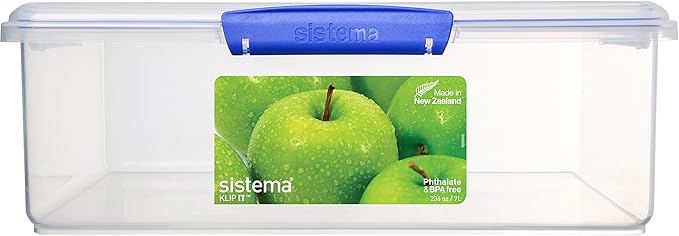 Sistema KLIP IT Large 7L Food Storage Container, Airtight & Stackable,