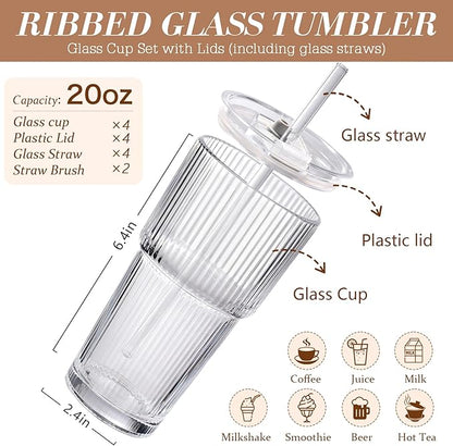 Iced Coffee Cups with Lids: Coffee Bar Accessories