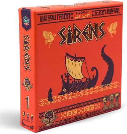 Sirens | Greek Mythology Travel Board | Strategic Musical Card Drafting for 1–2 Players, Ages 12+ | Easy to Learn for Family Night | Tiny Series