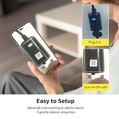 Minoston Outdoor Smart Plug, Matter Smart Plug, Smart Home Wi-Fi Outlet IP65