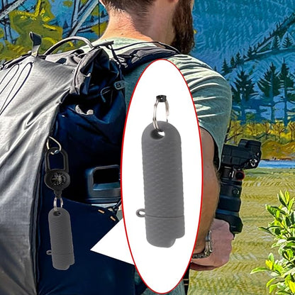 2 Pcs Waterproof Lighter Case Cover Holder for BIC Regular Lighters Sleeve Type J6 Outdoor Survival Multipurpose Seal Lighter Pouchfor Hiking and Camping (Gray)