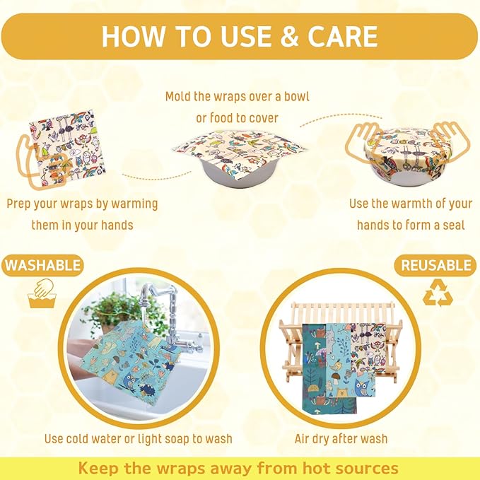 Reusable Beeswax Wrap