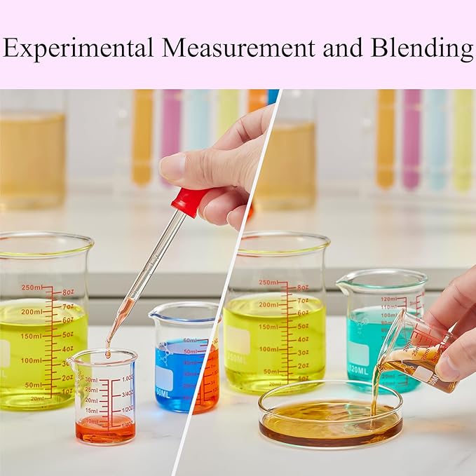 High Borosilicate Glass Measuring Cup-V-Shaped Spout，Glass Measuring Beaker