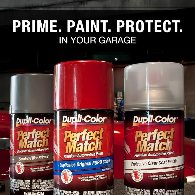 Dupli-Color EBTY16227 Perfect Match Automotive Spray Paint – Toyota Black Sand Pearl, 209 – 8 oz. Aerosol Can