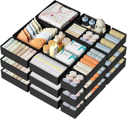 DIMJ Drawer Organizer Clothes Storage