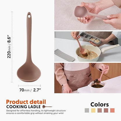 Platinum Silicone Cooking Ladle