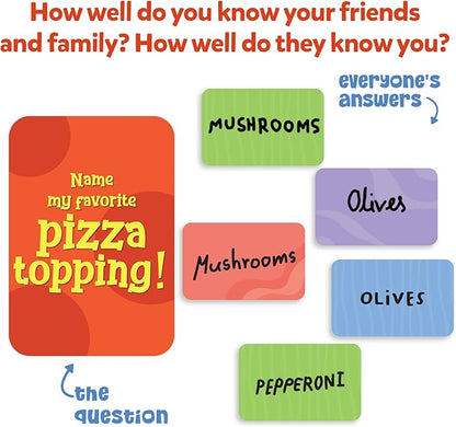 Skillmatics Who Knows You Best? Hilarious Family Card Game for Thanksgiving, Christmas, Game Nights & Parties for Kids, Teens & Adults, Stocking Stuffers, Gifts for Ages 8, 9, 10 and Up, 2025 Edition