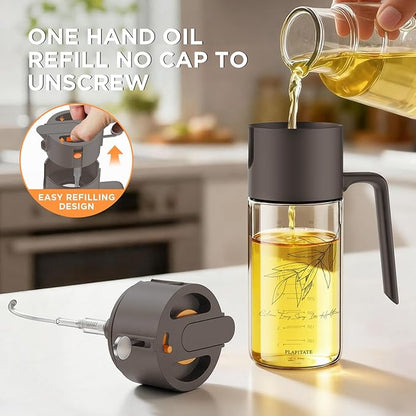 PLAPITATE 17oz/500ml Premium Olive Oil Sprayer