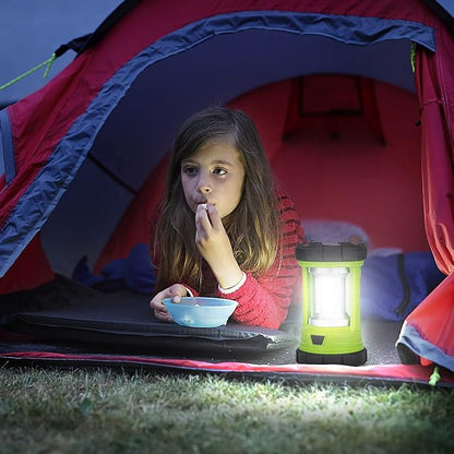Camping Lantern, 3000LM LED Rechargeable Battery Operated Lantern, 5 Light Modes, COB Waterproof Lantern Flashlight, Camping Light for Power Outage, Hurricane, Survival, Hiking