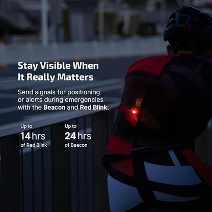 OLIGHT Oclip Pro EDC Flashlight Clip-on Light, Rechargeable 500 Lumens with Three Lighting Solutions Type-C Charging, Magnetic Flash Lights for Signaling, Cycling, Outdoor or Indoor Use(FS Red)
