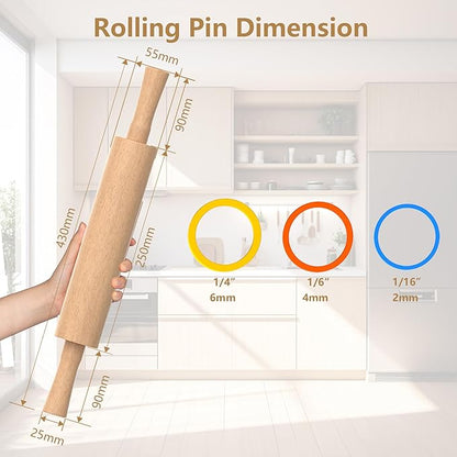 Classic Wooden Rolling Pin