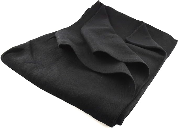 SE Black 64" x 84" 4-lb. Warm Blanket with 80% Wool - BI64845BK