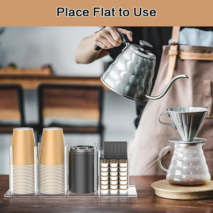 Acrylic Cup and Lid Holder