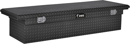 UWS EC10473 69-Inch Matte Black Heavy-Wall Aluminum Truck Tool Box with Low Profile, RigidCore Lid