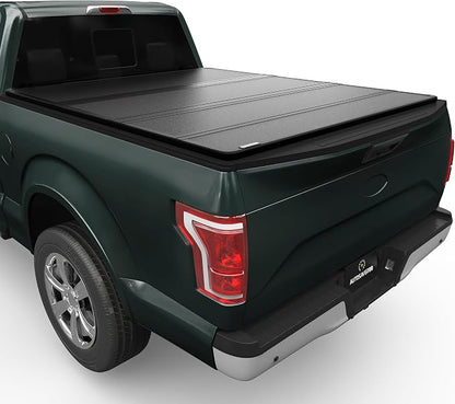 AUTOSAVER88 Hard Quad Fold Truck Bed Tonneau Cover Fit for Ford F-150 F150 2015-2026 with 6.5ft Bed Excl. Raptor Series