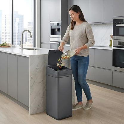 iTouchless 13 Gallon Kitchen Trash Can