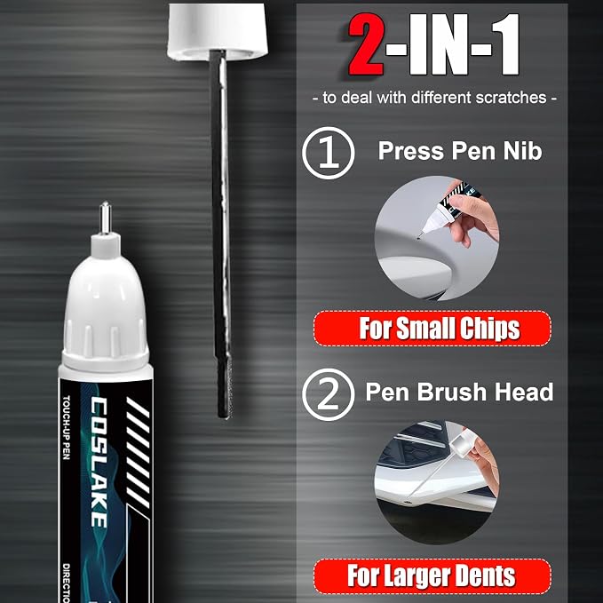 Car Touch Up Paint(Cardinal Red(G7C/WA130X)) for GMC, Car Paint Scratch Repair Kit, Quick & Easy Solution to Repair, 2 in 1 Scratch Remover Pen with Color-Matched
