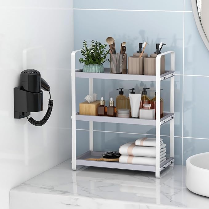 HNRLOY Bathroom Counter Organizer, Bathroom Countertop Organizer, Counter Shelf