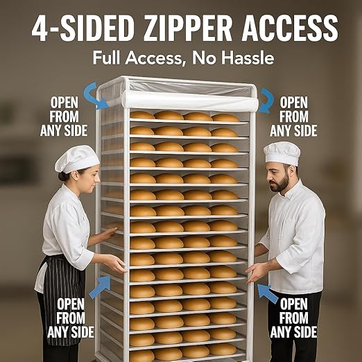 Bun Rack Cover – Transparent PVC
