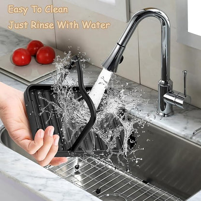 Spoon Rest with Lid Holder, Stainless Steel Lid Holder While Cooking &