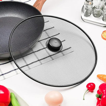 Splatter Screen, Frying Pan Splatter Screen, Splash Guard Lid
