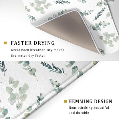 Eucalyptus Leaf Dish Drying Mat
