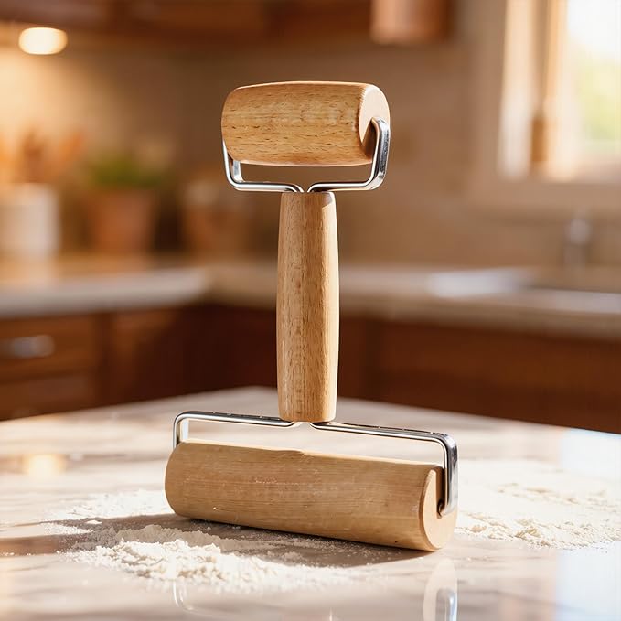 Pizza Rolling Pin Small Rolling Pin Wooden Dough Roller Non Stick Pizza Dough