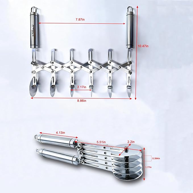 5-Wheel Pastry Cutter & Dough Divider