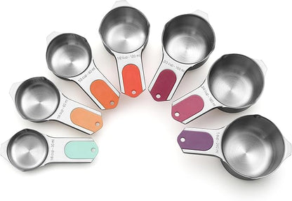 Spring Chef Magnetic Stainless Steel Measuring Cups, Kitchen Tools