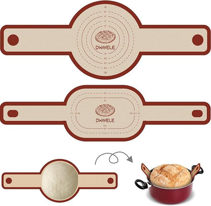 Silicone Bread Sling for Dutch Oven, Non-Stick & Easy to Clean Bread Baking Mat