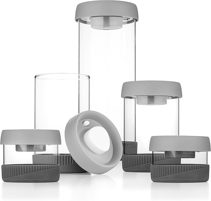 Glass Canisters Set
