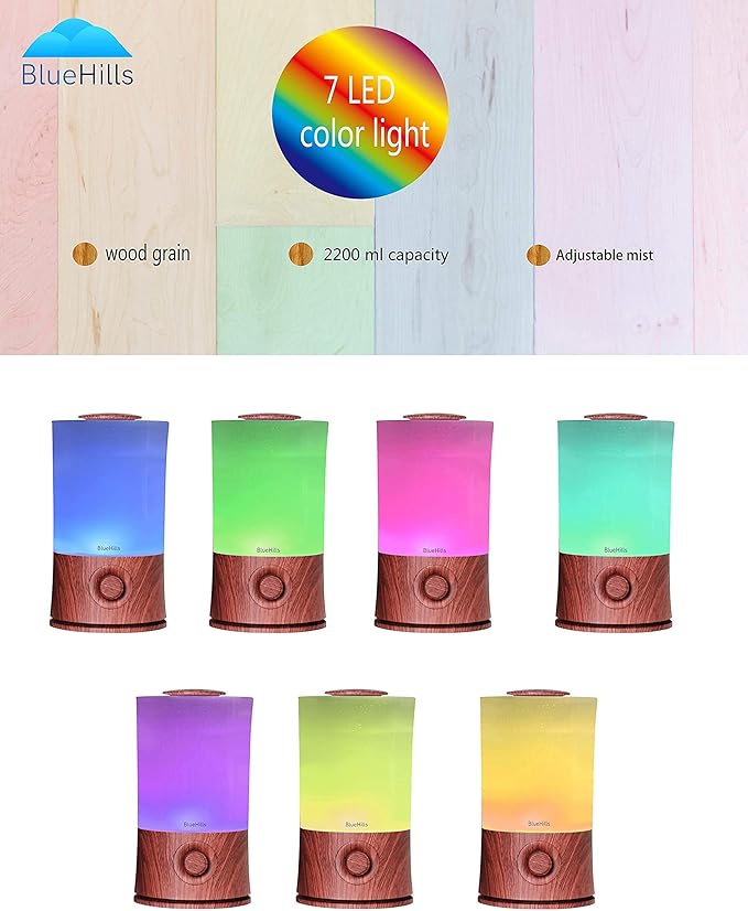 BlueHills Premium 2000 ML XL Essential Oil Diffuser Aromatherapy Humidifier