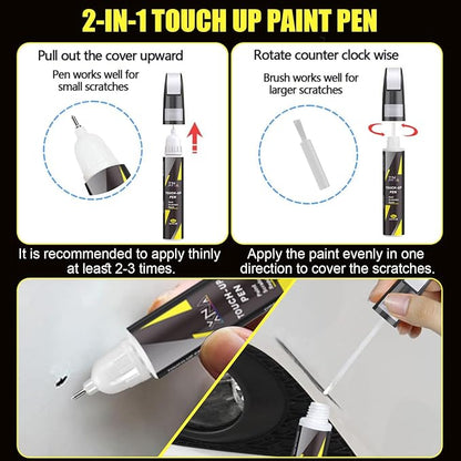 XNA Iridium(1L2) for Lexus Touch Up Paint, Car Scratch Remover for Nicks and Chips Repair, 2-In-1 Quick & Easy Fix Car Scratch Repair Kit with Exact Color-Matched