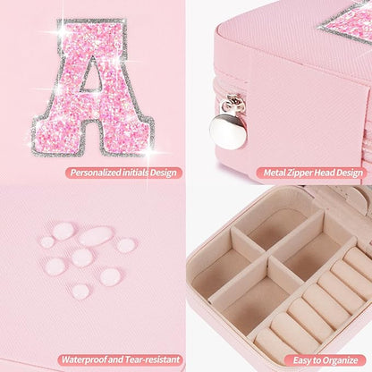 Graduation Gifts for Girls 3 4 5 6 7 8 9 10 11 12 13 14 Year Old,Gifts for Teens Kids Daughter Sister Birthday Gifts for Women - Travel Jewelry Case Small Box Cute Stuff | Pink,A