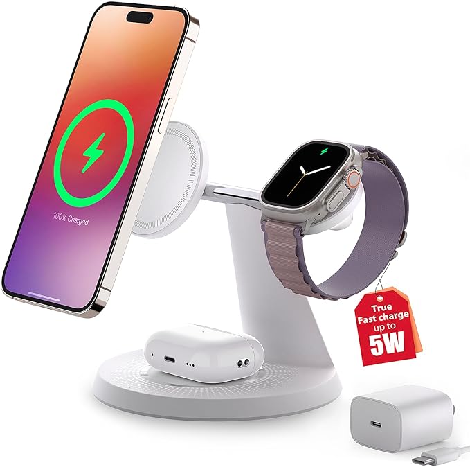 3 in 1 Wireless Charging Station
