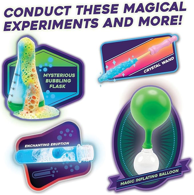 MindWare Junior Science Academy: Magic Potion Science Chemistry Set – 5 Amazing Beginning Kids Science Experiments for Kids Ages 4 & Up – Fun Science Lessons for Home or School