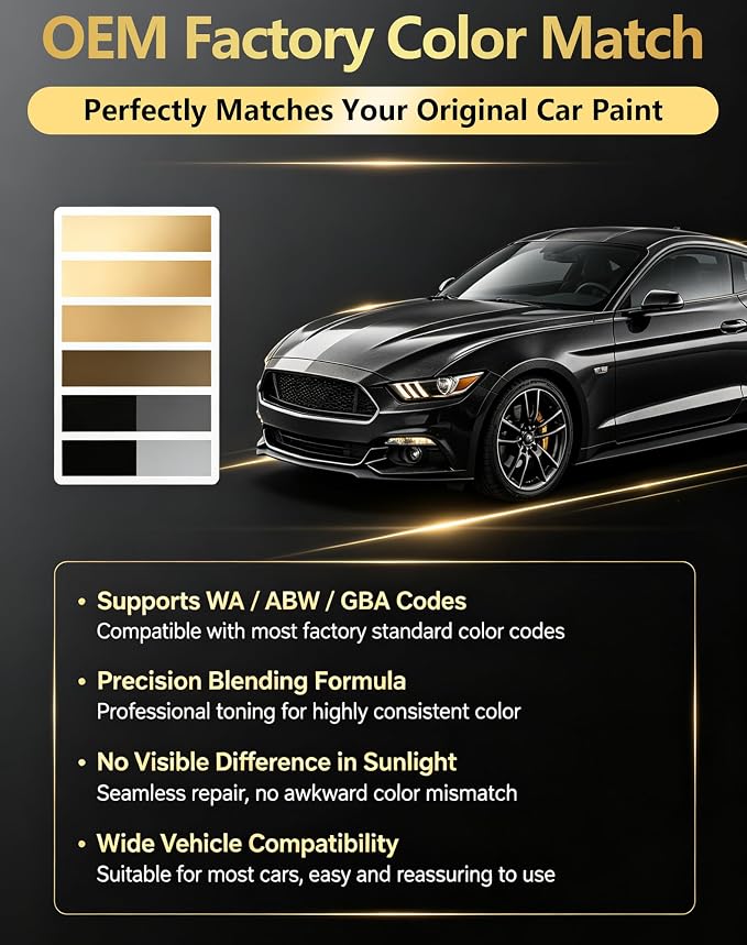 Velocity Blue Metallic(E7/M7423) Touch Up Paint for Ford with A/B Wax OEM Exact Match,Scratch Repair Kit,2-In-1 Tip/Brush,Quick Dry Anti-Rust Waterproof Paint F-150,Mustang,Explorer,Bronco