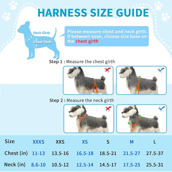 Lukovee Dog Car Harness Seat Belt, Adjustable Mesh Breathable Vest with Elastic Bungee Tether, Soft Padded 2-in-1 Safety Car Harness Seatbelt for Small Medium Large Dogs (Light Blue,L)