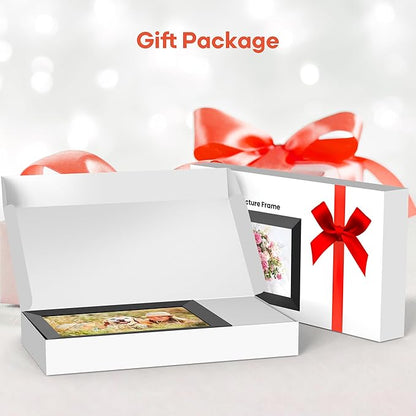 BIGASUO Digital Picture Frame, 10.1" Frameo Digital Frame WiFi