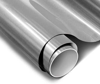 ColorFusion PPF by VViViD, Gloss GT Silver Dry Apply PPF Vinyl Car Wrap Roll 10ft x 5ft