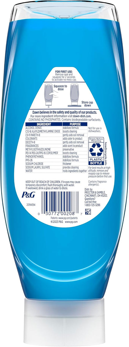 Dawn Ultra EZ-Squeeze Dish Soap,Dishwashing Liquid,Original,22oz,(Pack of 6)