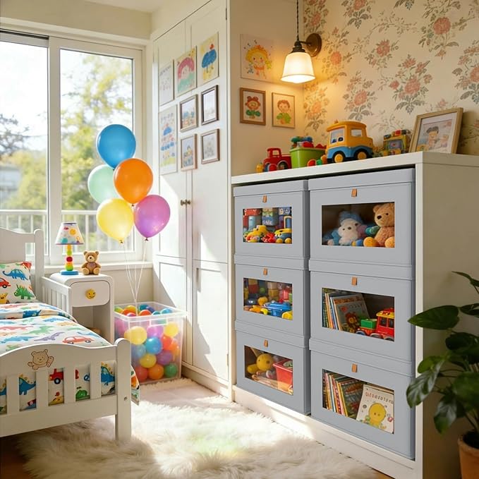 DIMJ Storage Bins with Lids