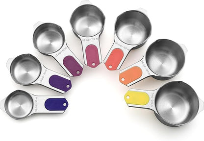 Spring Chef Magnetic Stainless Steel Measuring Cups, Kitchen Tools