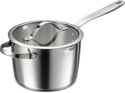 Tramontina Tempo Tri-Ply Base Stainless Steel 4-Quart Sauce Pan