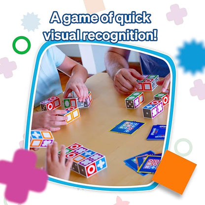 FoxMind Match Madness Board Game, Visual Recognition Matching Board Game, Family Puzzle Game to Develop Kids Problem Solving Skills