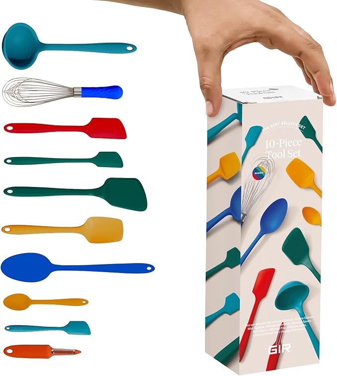 GIR: Get It Right 10-Piece Silicone Ultimate Kitchen Utensil Set – Spatulas