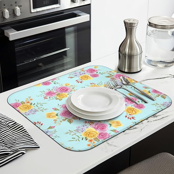 Dish Drying Mat Drainer Pads