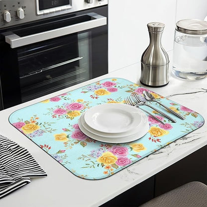 Dish Drying Mat Drainer Pads